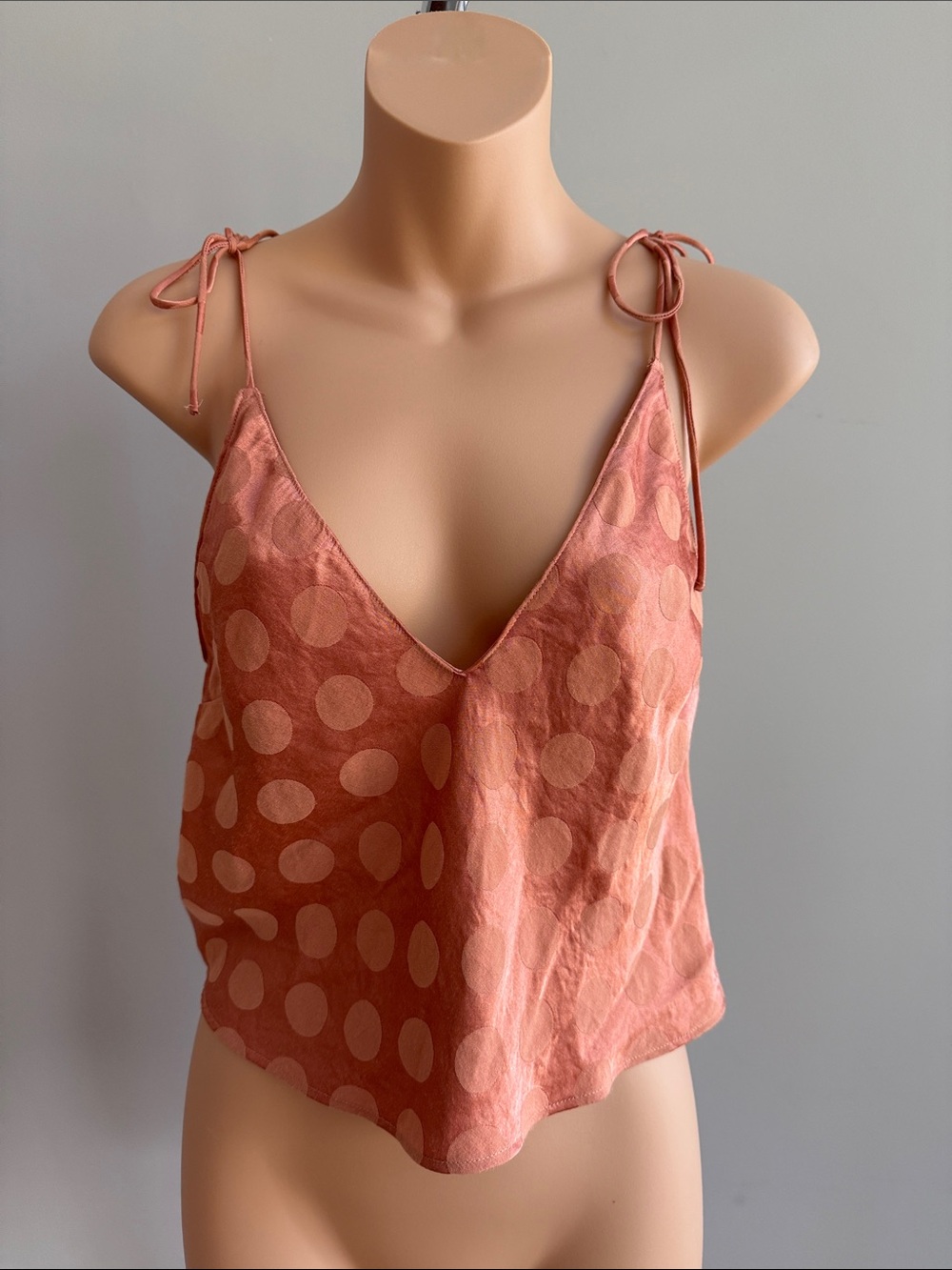 Victoria's Secret  Polka Dot Tie-Strap Cami Size XS